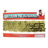 Sequin Headband (Large) - Gold