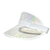 Holographic Sparkle PVC Perspex Hat 