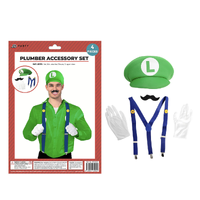 Adult Plumber Accessory Set (Green)