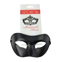 Plastic Masquerade Mask - Black