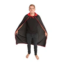 Black & Red Vampire Cape (140 cm)