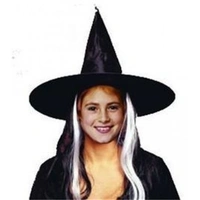 Witch Hat with Hair