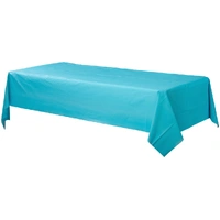 Plastic Rectangular Table Cover – Carib Blue