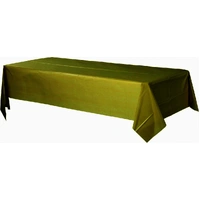 Plastic Rectangular Table Cover – Gold Sparkle