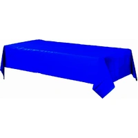 Plastic Rectangular Table Cover – Royal Blue