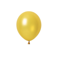 Gold Metallic Balloons 12cm – Pk50