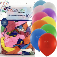 Mixed Party Balloons (30cm) –  Pk100