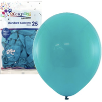 Teal Balloons (30cm) – Pk25