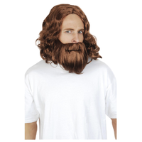 Jesus Brown Wig and Beard