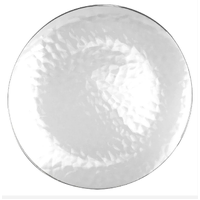 Heavy Duty Clear Dimple Plate (300mm) - Pk3