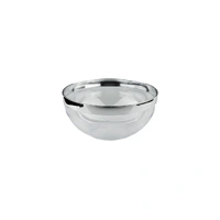 Heavy Duty Salad Bowl with Silver Rim (240mm) - Pk1