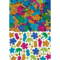 Tiki Tropical Foil Confetti Value Pack