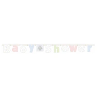 Baby Shower Soft Moments Letter Banner