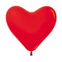 Decrotex Fashion Red Heart Latex Balloons 15cm