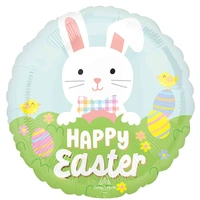 Happy Easter Bunny Foil Balloon 45cm