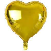 Decrotex Gold Heart 18" Foil Balloon