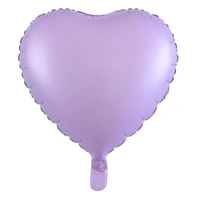 Decrotex Matte Lilac Heart 18" Foil Balloon