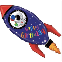 Rocket Birthday Balloon – 40in