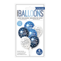 Happy Birthday Balloons (30cm)– Pack Of 6