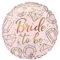 Bride To Be Foil Balloon– Holo Pink