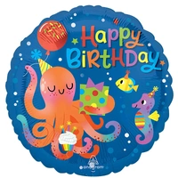 Octopus Birthday Balloon