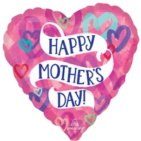 Layered Hearts Balloon – Mother's Day