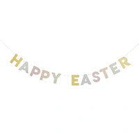 Happy Easter Pastel Banner