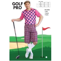 Golf Pro Pink Adult Costume