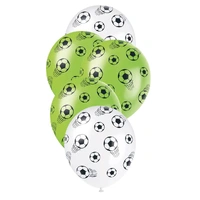 Soccer Ball Pearl 30cm Latex Balloons 5 Pack