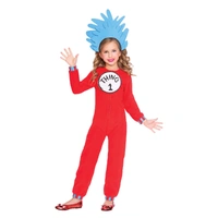 Dr. Seuss Thing 1 & 2 Kids Jumpsuit Costume - 3-4 Years