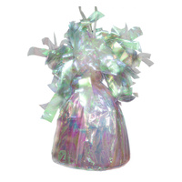 Iridescent White Foil Balloon Weight