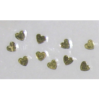 Scatters - Gold Holographic Hearts (14g)