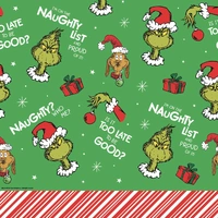 Grinch Paper Tablecover