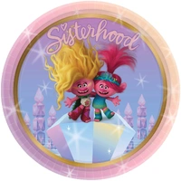 Trolls Band Together Sisterhood 23cm Paper Plate 8 Pack