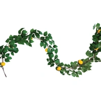 Mediterranean Foliage Garland with Lemons