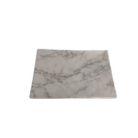 Marble Look Rectangular Melamine Platter (30x20x3cm)