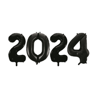 2024 Jumbo Foil Balloons - Black
