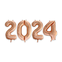 2024 Jumbo Foil Balloons - Rose Gold