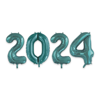 2024 Jumbo Foil Balloons - Teal