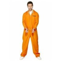 Adults Prisoner Orange Jumpsuit Costume