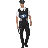 Adults Instant Policeman Costume Kit