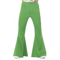 Men's Green Bell-Bottom Trousers