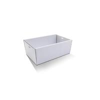 Tapered White Small Catering Tray & Lid (25x15x8cm)