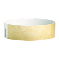 Gold Tyvek Wristbands - Pk 100