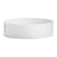 White Tyvek Wristbands - Pk 100