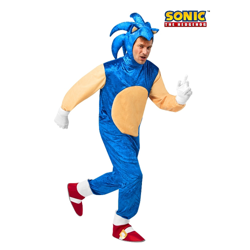 Adults Sonic The Hedgehog Costume - M