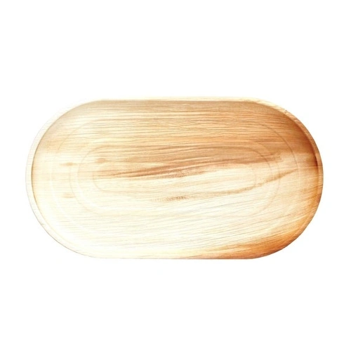 Palm Leaf Serving Platter Large 22 x 12 Inch 2 Pack