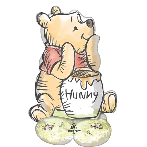 Winnie the Pooh Junior AirLoonz Standing Foil Balloon 91cm