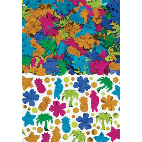Tiki Tropical Foil Confetti Value Pack