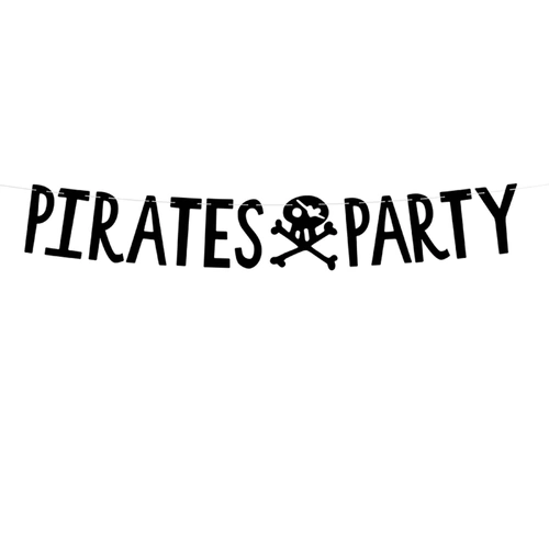 Pirates Party Letter Banner